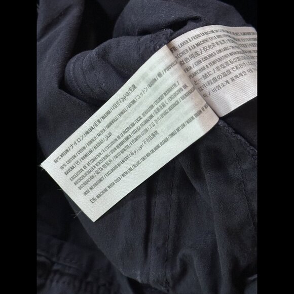 Abercrombie & Fitch Cargo Shorts 30 Mens Pocket Zip Blue Navy Classification - Picture 9 of 9